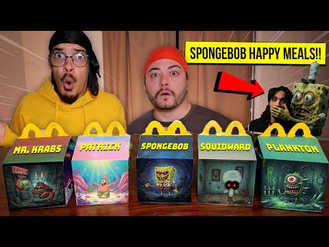 DO NOT ORDER ALL SPONGEBOB HAPPY MEALS FROM MCDONALD'S AT 3AM...(THEY TOOK GRAPHNIX)