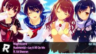 Nightcore - Lay It All On Me (Cash Cash Remix)