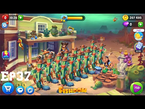 Fishdom Gameplay Level 750 Walkthrough Part 37 HD ( Solo-Games )