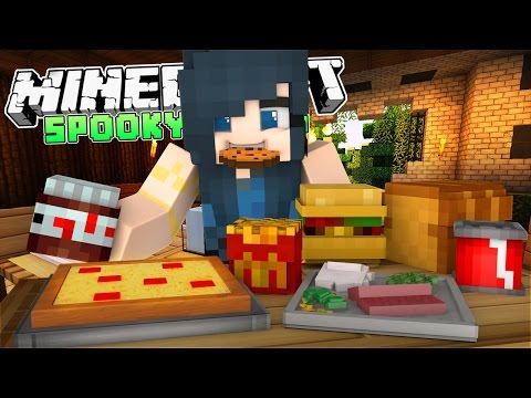 Minecraft Spooky Tales - SPOOKY HAUNTED FOOD (Minecraft Roleplay) #1