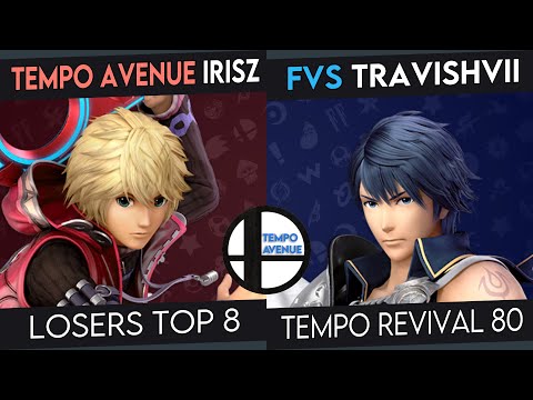 Tempo Revival 80 - IrisZ (Various) Vs. TravishVII (Roy, Chrom) - Losers Top 8 - Smash Ultimate