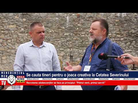 SE CAUTĂ TINERI PENTRU O JOACĂ CREATIVĂ LA CETATEA SEVERINULUI