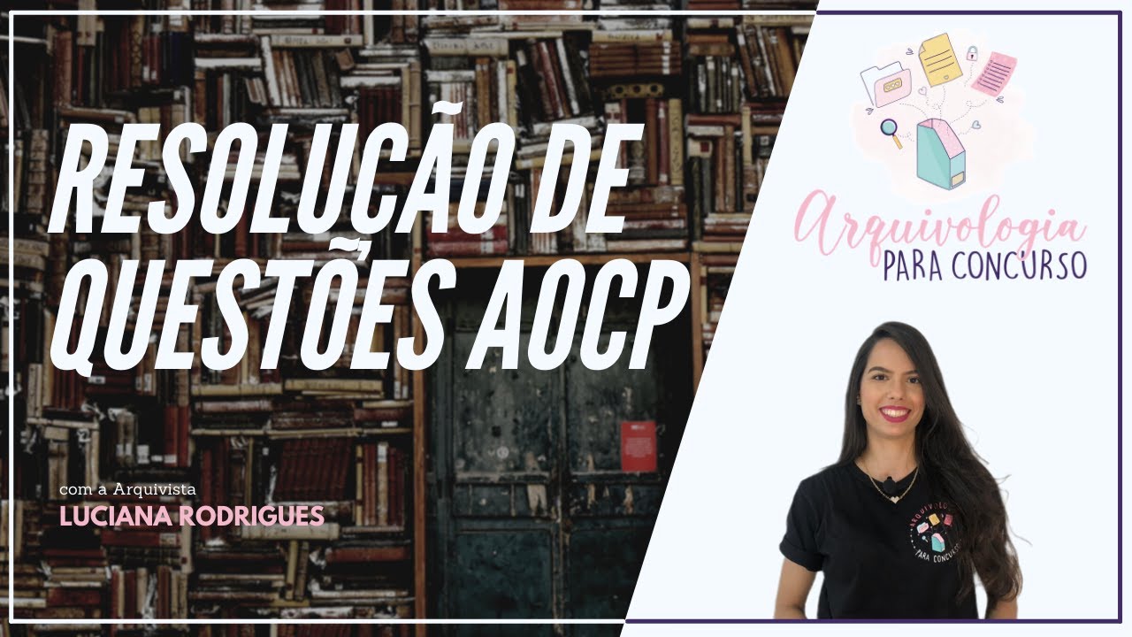 Resoluções - Questões da AOCP (PCPA)