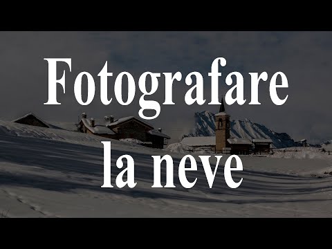 Fotografare la neve