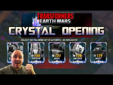 5 star crystal opening video! Transformers Earth Wars