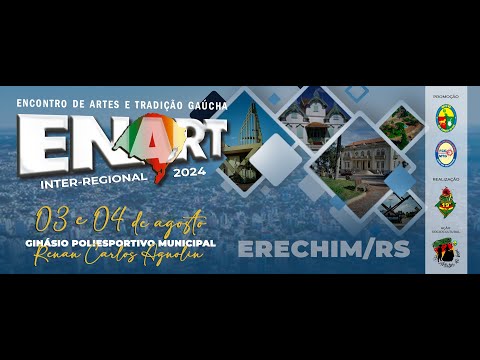 ENART - INTER-REGIONAL 2024 -ERECHIM RS - ETAPA DOMINGO 04/08/2024