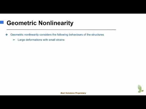 Understanding Geometric Nonlinearity