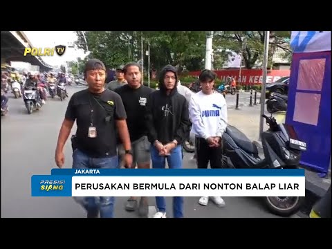 POLSEK METRO CEMPAKA PUTIH AMANKAN PELAKU PERUSAKKAN DAN PENJARAHAN WARUNG