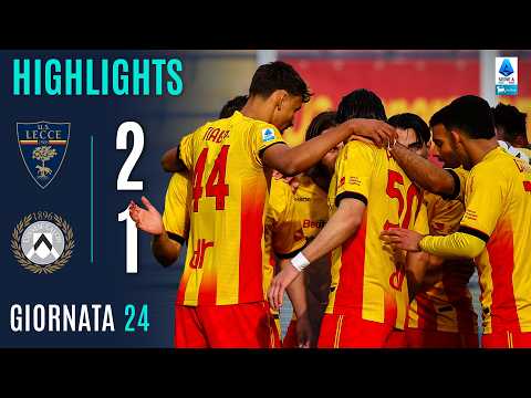 Video highlights della Lecce vs Udinese (2 a 1) - Giornata 24 - Fantacalcio e fantamedie