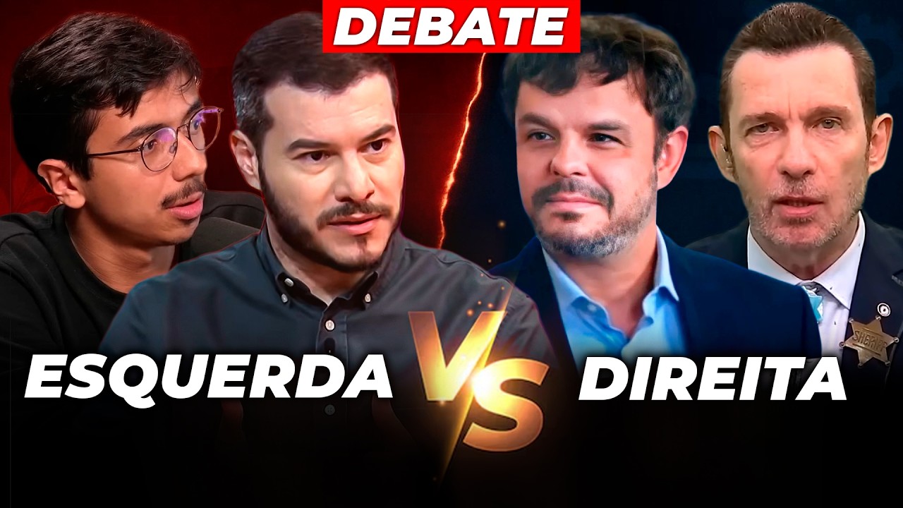 DEBATE ESQUERDA X DIREITA: LEO GRANDINI, JULIANO MEDEIROS, ADRILLES JORGE e GUSTAVO SEGRÉ