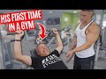 Taking my Dad to the gym for the FIRST TIME!