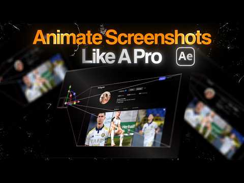 Animate Screenshots Like A Pro in After Effects