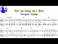 Lauv - Never not karaoke sheet music for players,chord,chorus,Lyrics add(Ye karaoke)