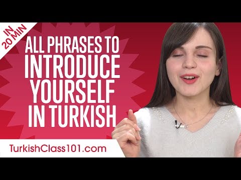 ALL Phrases to Introduce Yourself like a Native Turkish Speaker