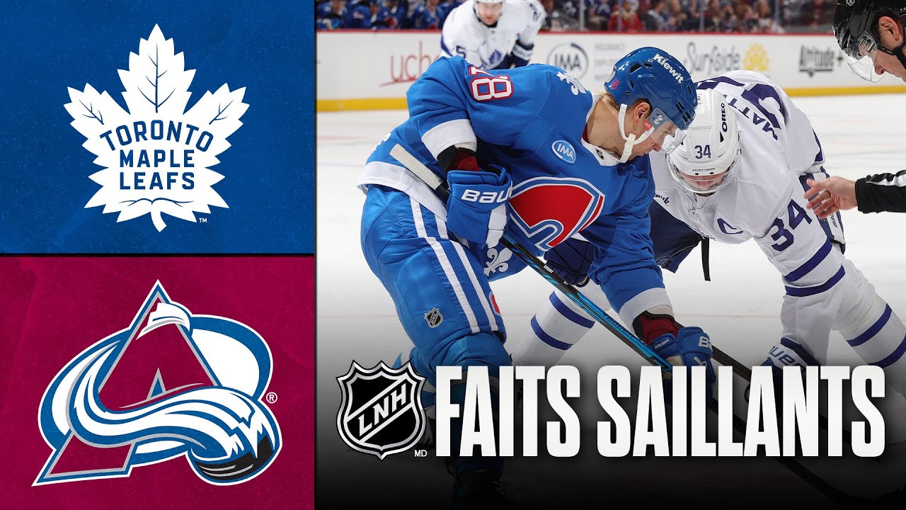 Maple Leafs vs Avalanche | 12/01/26 | Faits saillants