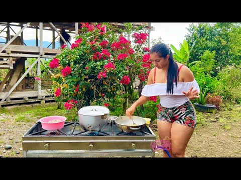 This is how I prepare shrimp Luciana-style in the countryside