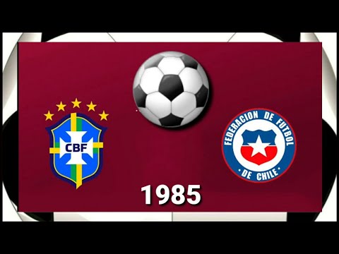 GOALS BRAZIL VS CHILE 3-1 (1985) - FRIENDLY MATCH |GOLS DO BRASIL CONTRA O CHILE EM AMISTOSO DE 1985