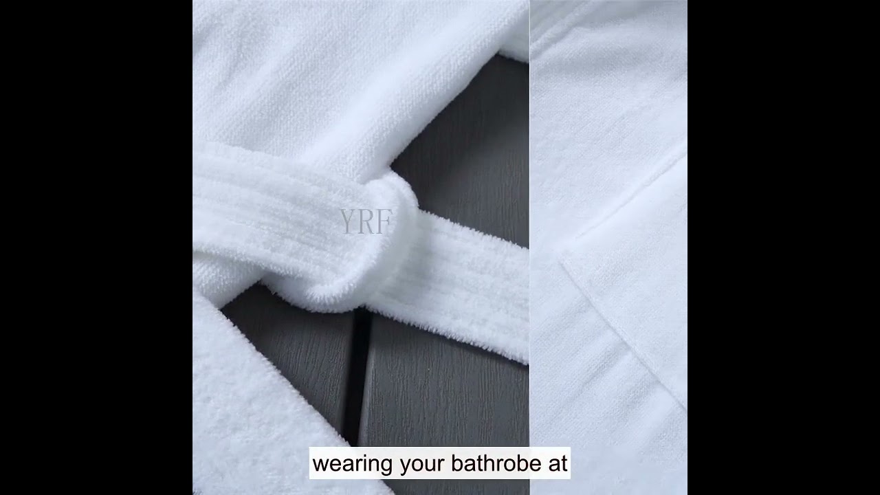 YRF-Szaty damskie, szlafrok z kapturem frotte bawełniane, szlafroki, ręcznik dziecięcy szlafrok