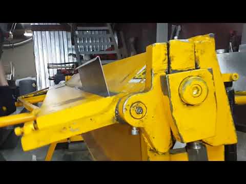 Тест ножа листогиба MetalMaster LBA 3010 на толщине 1мм