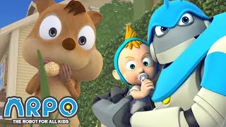 다람쥐 포획 대작전 ・ 재미있는 어린이 만화! ・ 로봇알포 Arpo The Robot