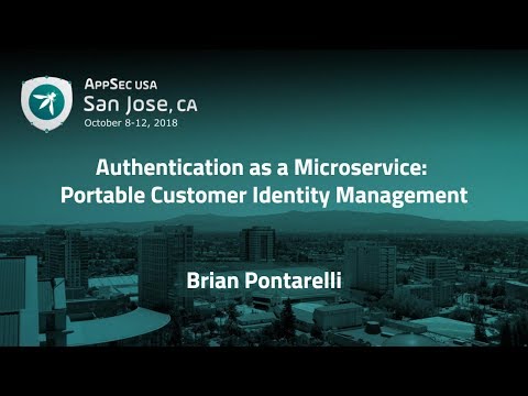 Image thumbnail for talk Authentication as a Microservice: Portable Customer Identity Management
