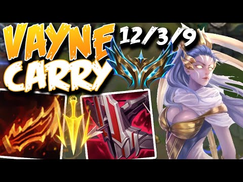 RANK 1 VAYNE CARRYING HIS TEAM 1V9 GAMEPLAY