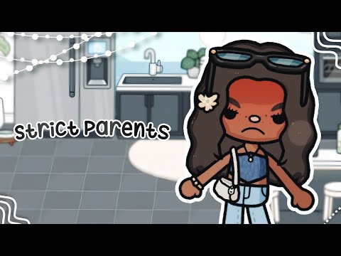 Strict Parents 😡🌴 (Crazy) ☆ *🎙WITH VOICE🎙* Toca Boca TikTok story