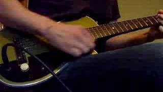 Video thumbnail for Harmony rebrand Silvertone Newport H42 stratotone, prt2 by Malcolm Barclay