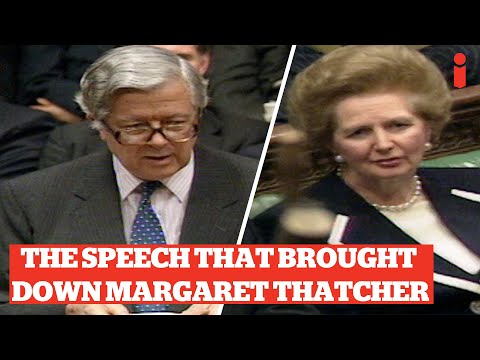 The Speech That Brought Down Margaret Thatcher & Kick-Started Brexit