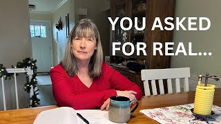YOU ASKED FOR REAL...A Day In My Life// Groceries and After Christmas Reset// Frugal Living