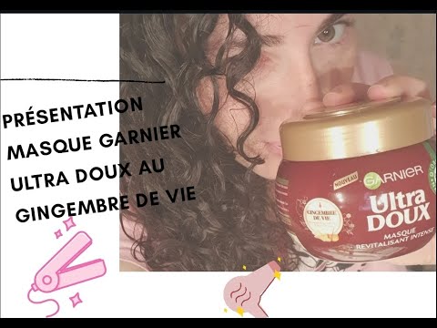 Présentation nouveau masque cheveux Garnier(partenariat) | #Garnier #cheveux #ultradoux #gingembre