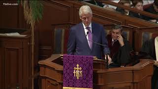 Three former U.S. Presidents spoke at Zell Miller&#39;s funeral