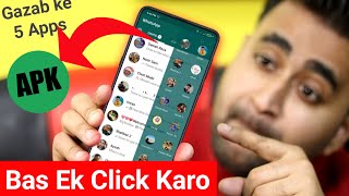 5 SUPER Powerful ANDROID Apps Latest December 2020 | Create WhatsApp APK In One Click | EFA
