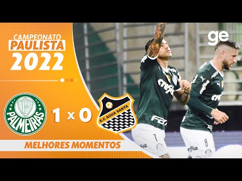 Gols e lances de Palmeiras x Água Santa