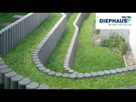 Diephaus Klein-Palisade, grau - 15x15x80cm Diephaus Klein-Palisade, grau - 15x15x80cm