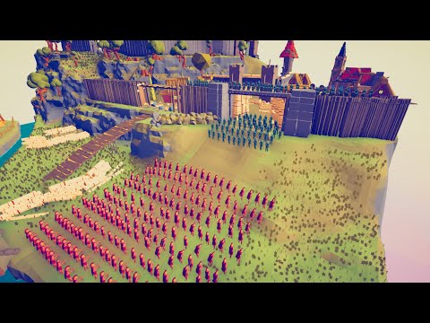 100x SPARTA SOLDIER SIEGE BANDIT CITY - Totally Accurate Battle Simulator TABS
