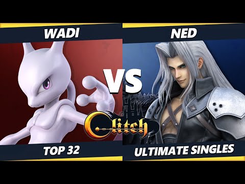Glitch Konami Code Top 32 - WaDi (Mewtwo) Vs. Ned (Sephiroth) Smash Ultimate Tournament