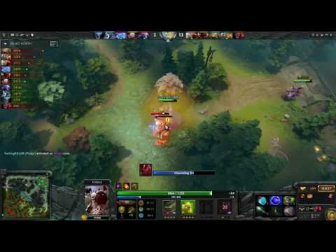 Pudge Mid by Miracle 10 mins GG & Beyond Godlike! DotA2 Rage Quit