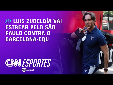 Luis Zubeldía vai estrear pelo São Paulo contra o Barcelona-EQU | CNN PRIME TIME