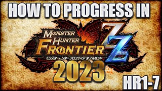 Monster Hunter Frontier ZZ Progression Guide: PRE-G Edition