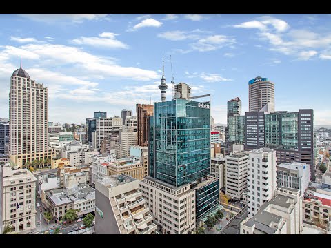 2206/10 Commerce Street, Auckland Central, Auckland City, 2 ਕਮਰੇ, 1 ਬਾਥਰੂਮ, Apartment