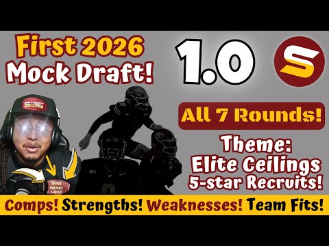🔥WSH ELITE CEILING Themes 7-Round 2026 Mock Draft! Fixing ALL Issues In ONE DRAFT?! Generational?!