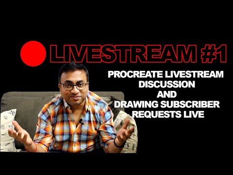 Introduction to Procreate | Livestream | #digital #painting #procreate #basic #start