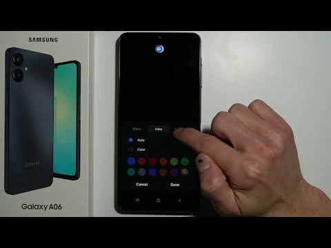 Samsung A06: How to Turn On Edge Lighting Style?