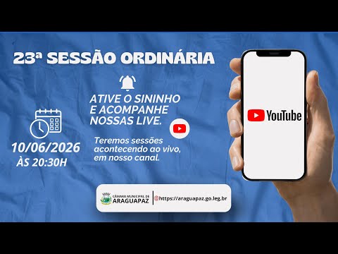 23ª Sessão Ordinário