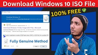 Windows 10 Download from Microsoft ⚡ For Free! - Win 10 Install step-by-step