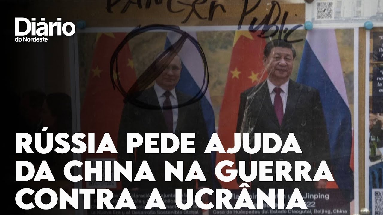 Imagem da notícia: Rússia pede ajuda militar e econômica da China para guerra com a Ucrânia