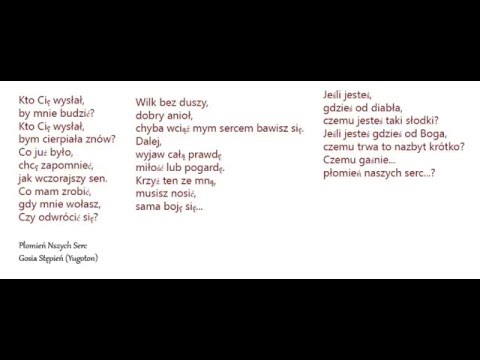 Gosia Stepien - Plomien naszych serc