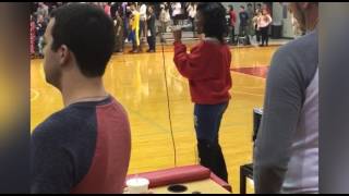 Best National Anthem sung at high school game