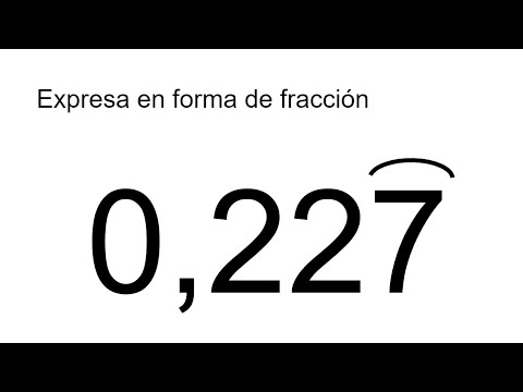 CÓMO EXPRESAR UN NÚMERO DECIMAL PERIÓDICO MIXTO EN FORMA DE FRACCIÓN